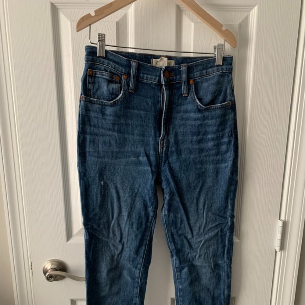 Madewell High Rise Slim Crop Boyjean
